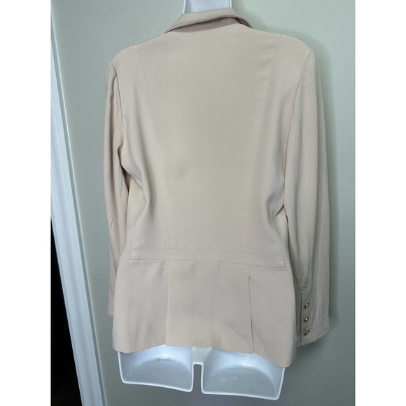 Sonia Rykiel Paris Vintage Lightweight Jacket Blazer in Blush Tan~ S - Picture 8 of 9